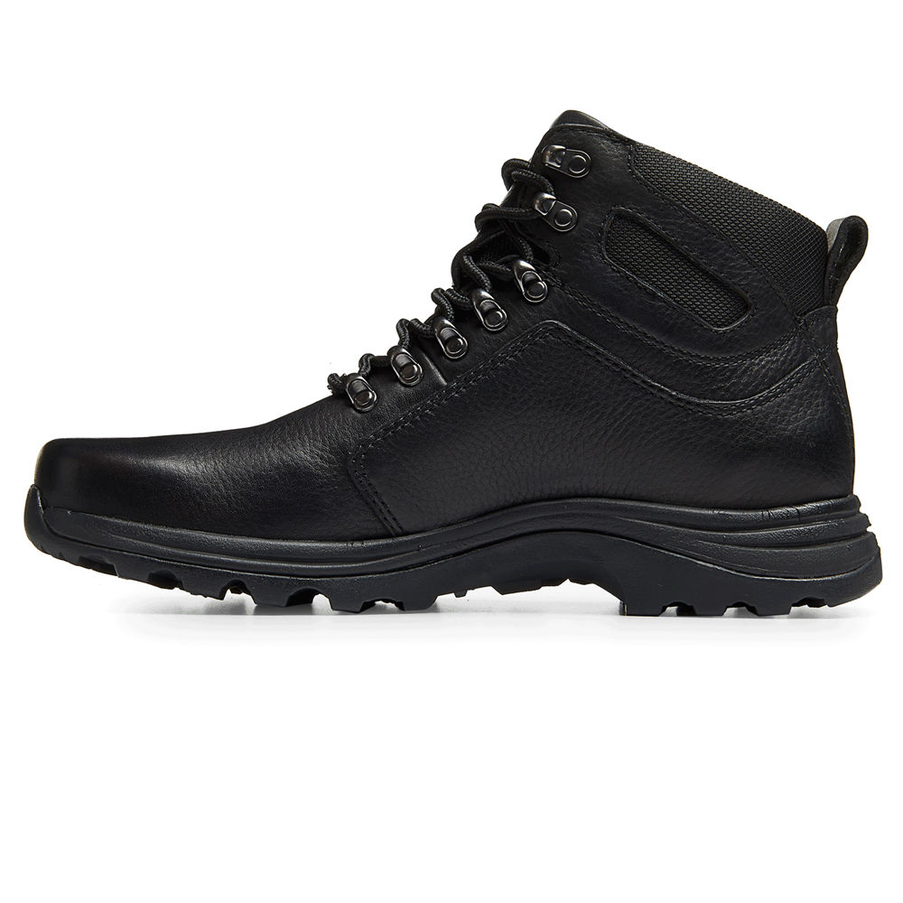 Rockport Boots For Mens Black - Cold Springs Waterproof Elkhart - VU1207568